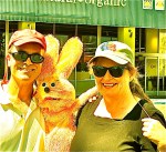 Director David Gardner and Mayfield on the set in Santa Fe.
